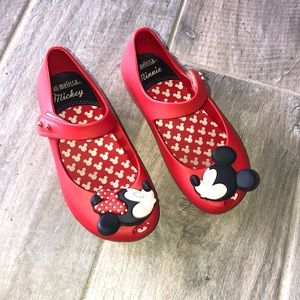 Mini Melissa Minnie 🐭 Red Shoes 👠
